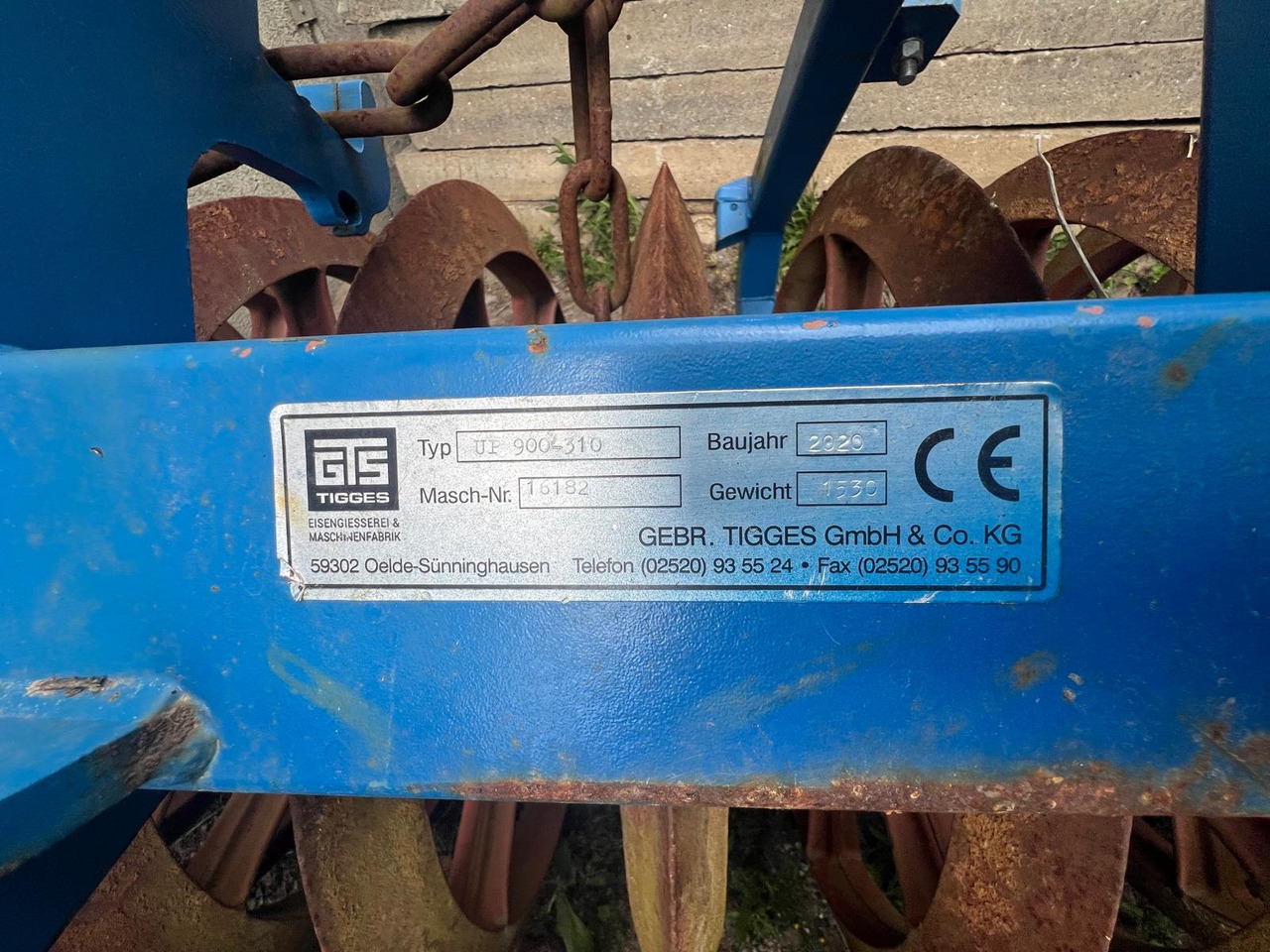 Tigges UP 900 - 310 - Полевой каток: фото 2 Tigges UP 900 - 310 - Полевой каток: фото 2