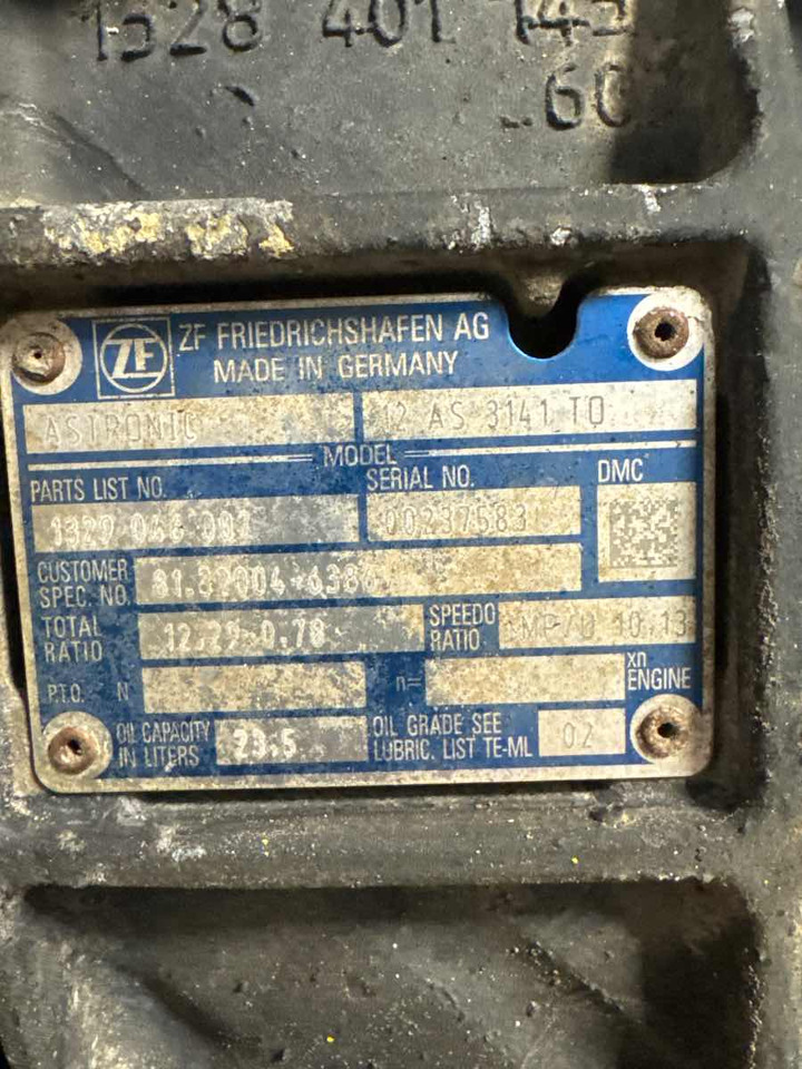 MAN GEARBOX 12AS3141 TO IT3 // 81.32004-6386 - Коробка передач для Грузовиков: фото 3 MAN GEARBOX 12AS3141 TO IT3 // 81.32004-6386 - Коробка передач для Грузовиков: фото 3