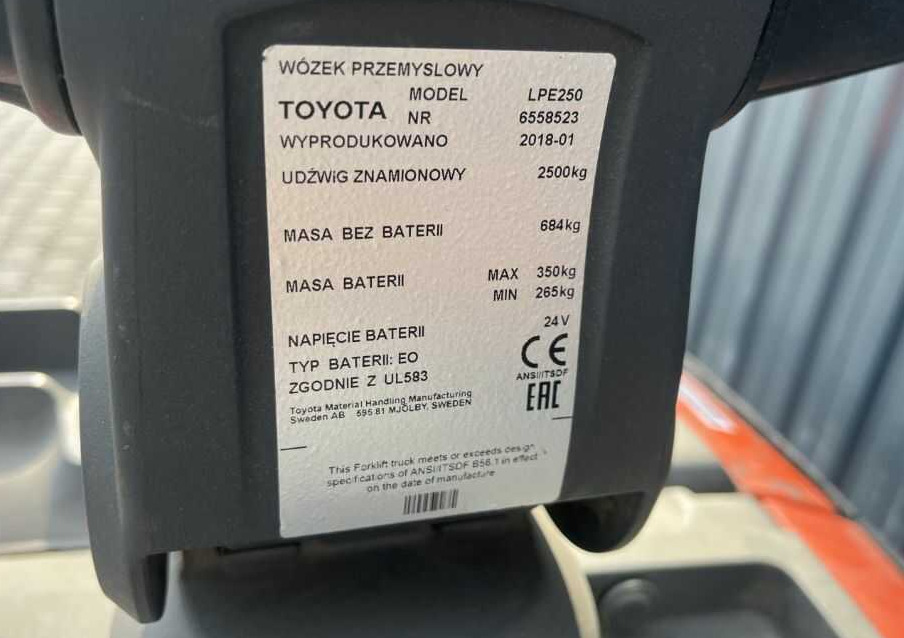 BT LPE250 - Тележка: фото 4 BT LPE250 - Тележка: фото 4