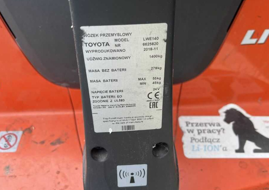 BT LWE140 - Тележка: фото 4 BT LWE140 - Тележка: фото 4