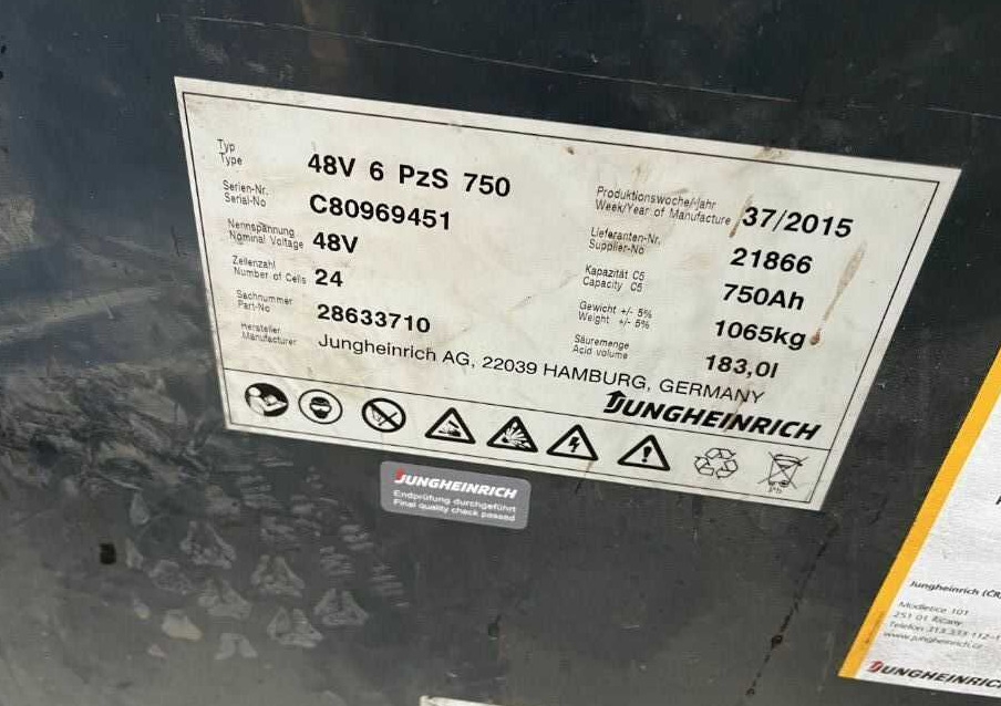 Jungheinrich EFG318 - Электропогрузчик: фото 5 Jungheinrich EFG318 - Электропогрузчик: фото 5