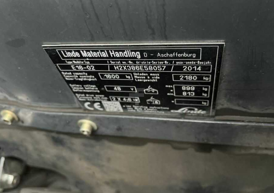 Linde E16-02 - Электропогрузчик: фото 4 Linde E16-02 - Электропогрузчик: фото 4