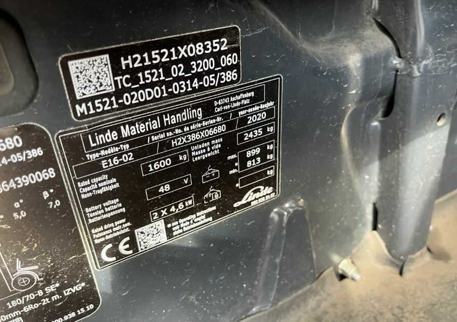 Linde E16-02 - Электропогрузчик: фото 4 Linde E16-02 - Электропогрузчик: фото 4