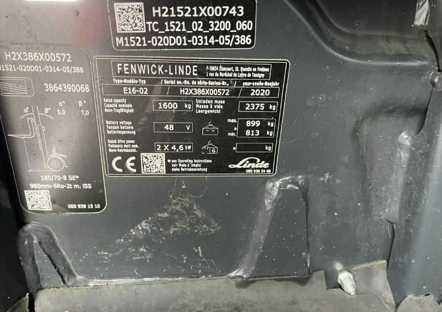 Linde E16-02 - Электропогрузчик: фото 4 Linde E16-02 - Электропогрузчик: фото 4