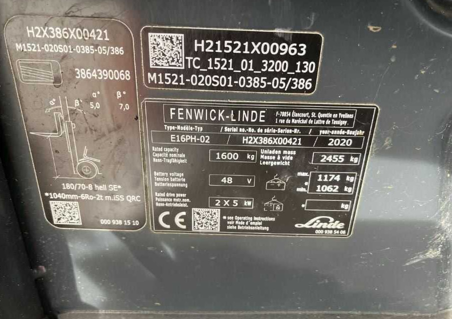 Linde E16PH-02 - Электропогрузчик: фото 4 Linde E16PH-02 - Электропогрузчик: фото 4