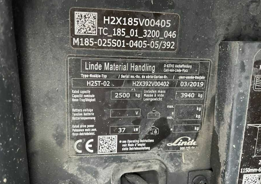 Linde H25T-02 - Газовый погрузчик: фото 4 Linde H25T-02 - Газовый погрузчик: фото 4