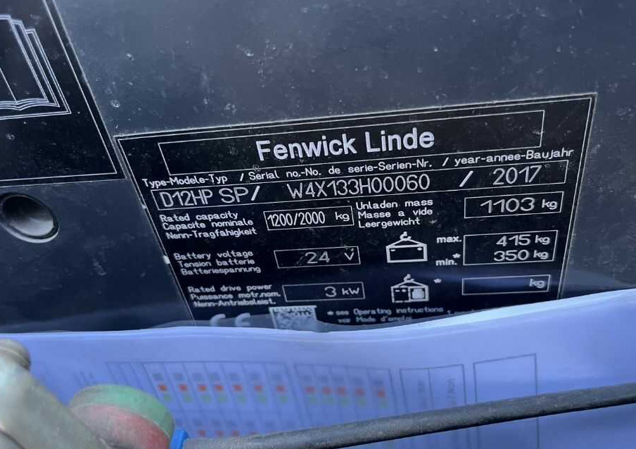 Linde L12LHP - Штабелер: фото 4 Linde L12LHP - Штабелер: фото 4