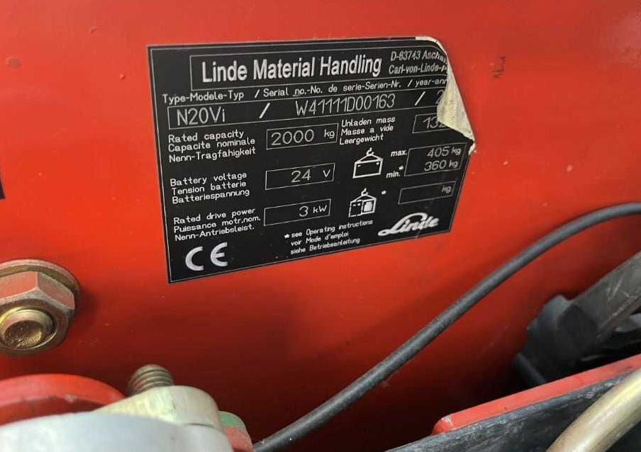 Linde N20Vi - Сборщик заказов: фото 4 Linde N20Vi - Сборщик заказов: фото 4