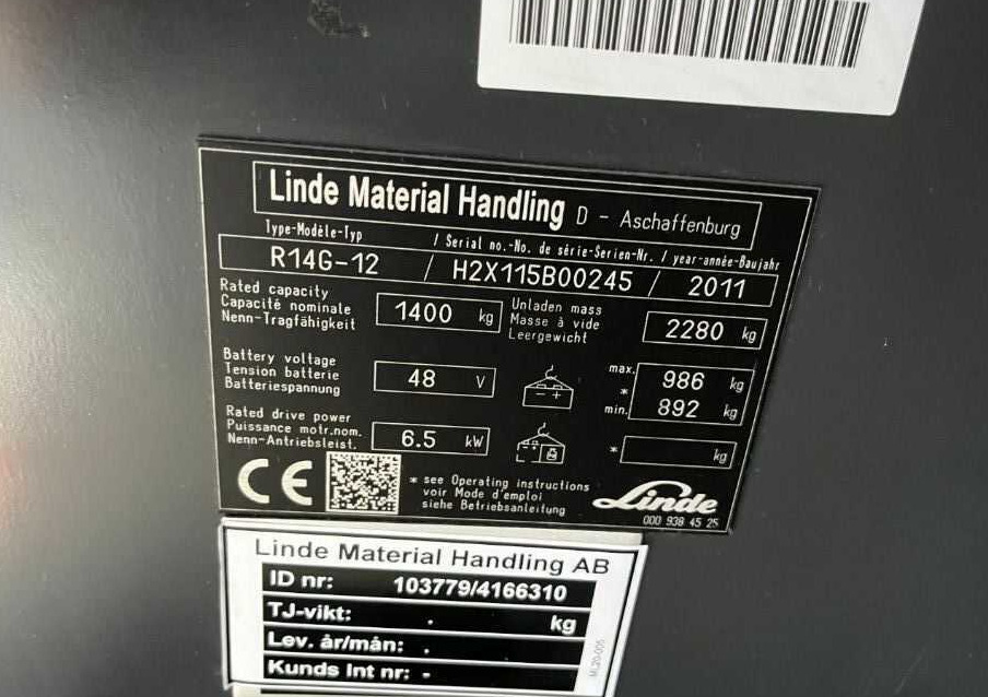 Linde R14G - Ричтрак: фото 4 Linde R14G - Ричтрак: фото 4
