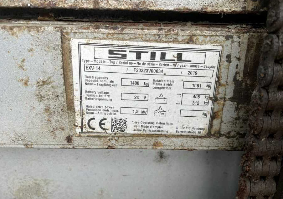 Still EXV14 - Штабелер: фото 4 Still EXV14 - Штабелер: фото 4