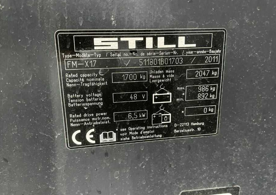 Still FM-X17 - Ричтрак: фото 4 Still FM-X17 - Ричтрак: фото 4