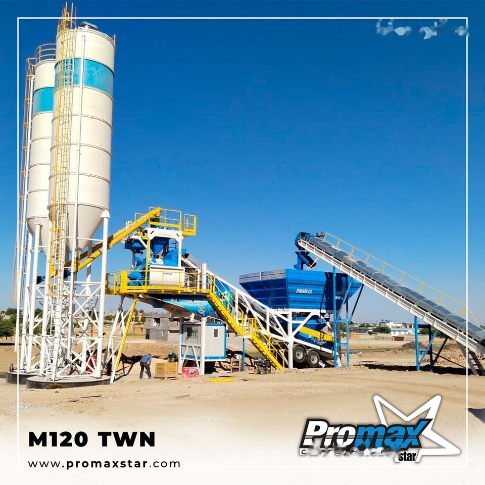 Promax Mobile Concrete Batching Plant M120-TWN (120m3/h) - Бетонный завод: фото 4 Promax Mobile Concrete Batching Plant M120-TWN (120m3/h) - Бетонный завод: фото 4