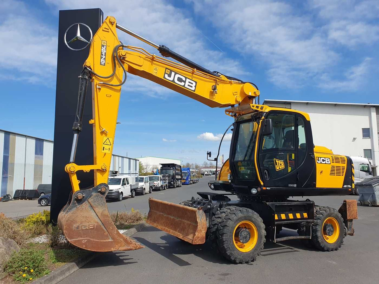 JCB JS 175 W / 2024 / nur 622h! / 1x Tieflöffel - Колёсный экскаватор: фото 1 JCB JS 175 W / 2024 / nur 622h! / 1x Tieflöffel - Колёсный экскаватор: фото 1