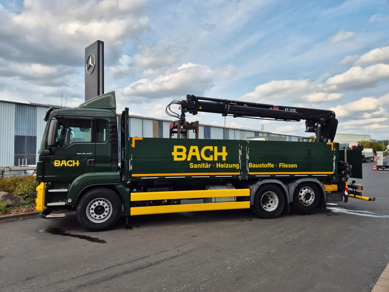 MAN TGS 26.420 6x2-4 LL Hiab 177K PRO 2 Stück - Грузовик бортовой/ Платформа, Автоманипулятор: фото 5 MAN TGS 26.420 6x2-4 LL Hiab 177K PRO 2 Stück - Грузовик бортовой/ Платформа, Автоманипулятор: фото 5