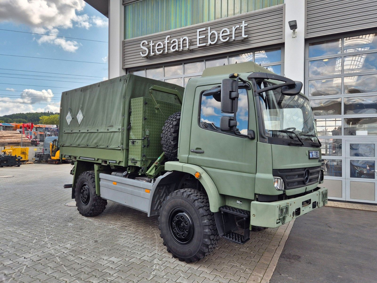 Тентованный грузовик Mercedes-Benz Atego 1018 A 4x4 Singlebereifung 7 Stück vorh.: фото 25