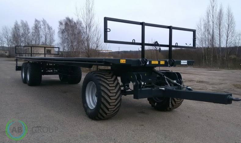Dinapolis bale trailer RP-10500, 14 t - Сельскохозяйственный прицеп-платформа: фото 1 Dinapolis bale trailer RP-10500, 14 t - Сельскохозяйственный прицеп-платформа: фото 1