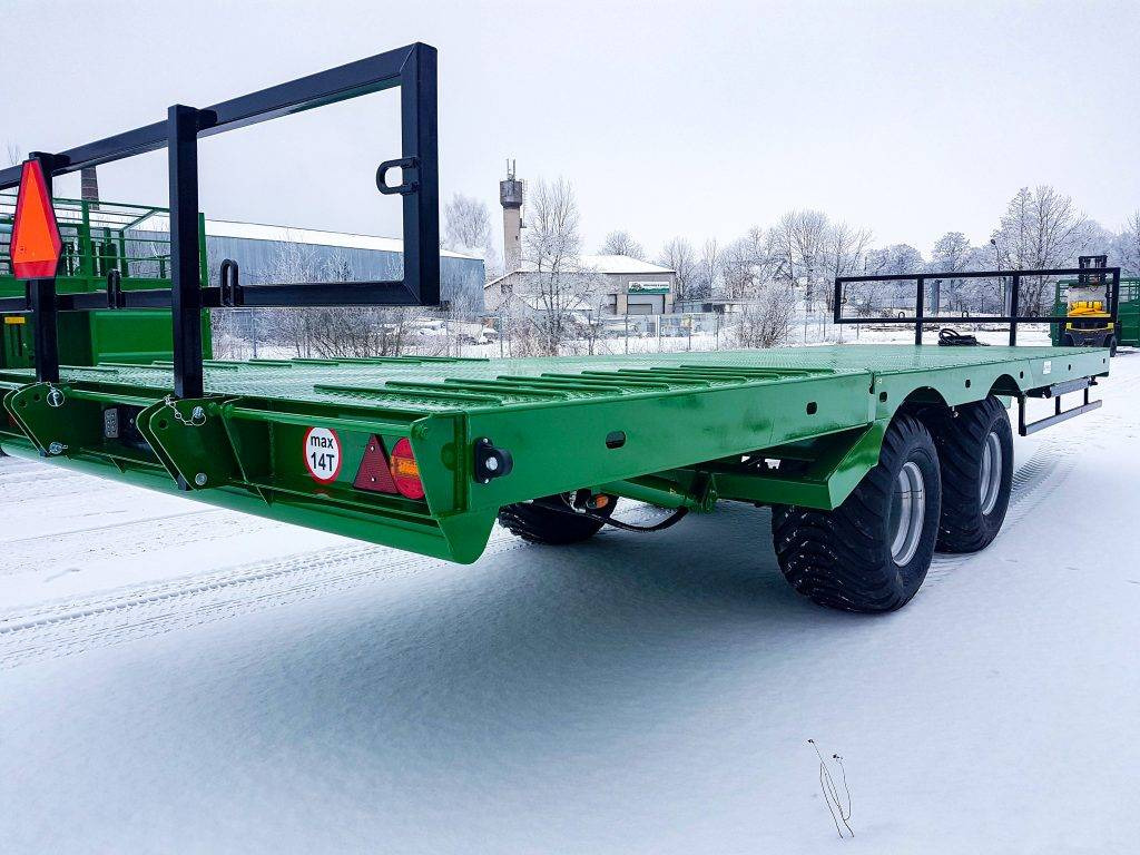 Dinapolis hydraulic bale trailer 14t, RPT-8000 - Сельскохозяйственный прицеп-платформа: фото 4 Dinapolis hydraulic bale trailer 14t, RPT-8000 - Сельскохозяйственный прицеп-платформа: фото 4