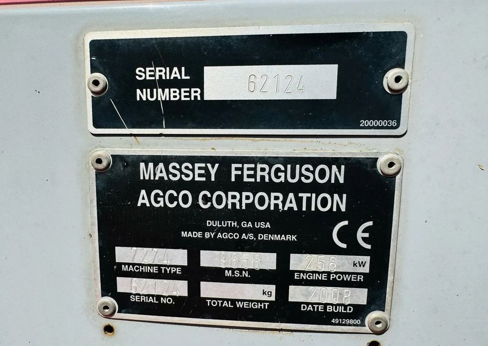 Зерноуборочный комбайн Massey Ferguson 7274: фото 15