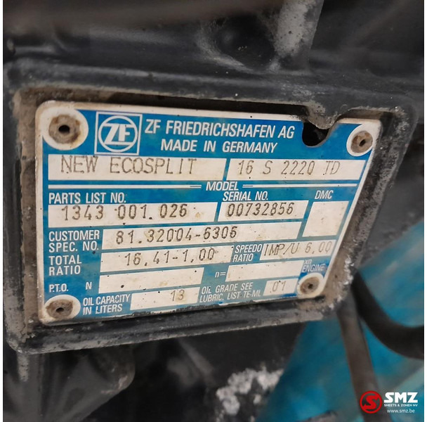 MAN Occ versnellingsbak 16S2220TD MAN - Коробка передач для Грузовиков: фото 5 MAN Occ versnellingsbak 16S2220TD MAN - Коробка передач для Грузовиков: фото 5