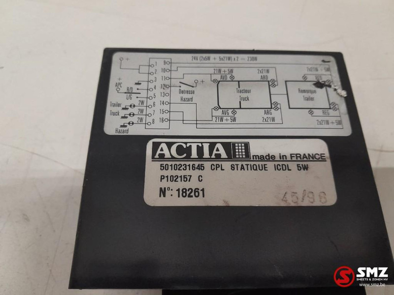Renault Occ ECU ACTIA regeleenheid Renault - Блок управления для Грузовиков: фото 5 Renault Occ ECU ACTIA regeleenheid Renault - Блок управления для Грузовиков: фото 5