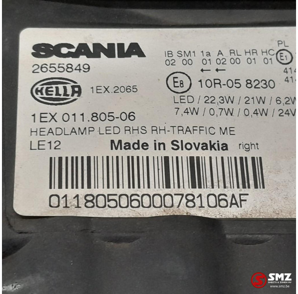 Scania Occ koplamp rechts Scania - Передняя фара для Грузовиков: фото 3 Scania Occ koplamp rechts Scania - Передняя фара для Грузовиков: фото 3
