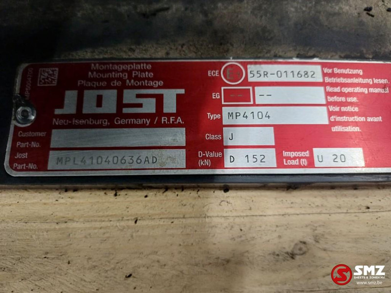 Седло для Грузовиков Scania Occ koppelschotel + montageplaat JSK37C185B JOST: фото 7