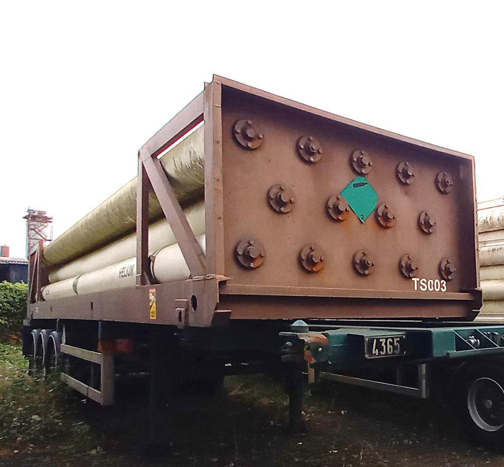 FRUEHAUF Gas, compressed helium, hydrogen, Wasserstoff, 196 bar - Полуприцеп-цистерна: фото 1 FRUEHAUF Gas, compressed helium, hydrogen, Wasserstoff, 196 bar - Полуприцеп-цистерна: фото 1