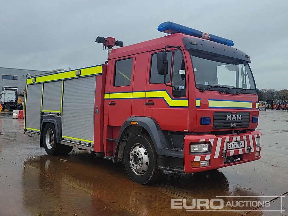 Пожарная машина 2002 MAN 4x2 Fire Engine, Automatic Gearbox (Reg. Docs. Available): фото 7