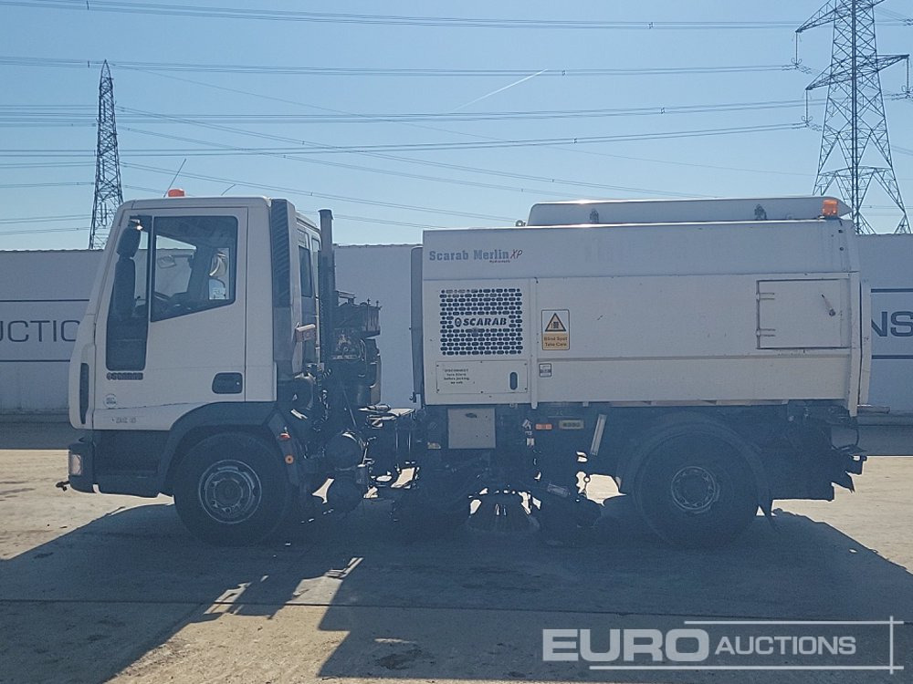 2008 Iveco 4x2 Sweeper Lorry, Scarab Merlin Body, Reverse Camera, Manual Gearbox - Подметально-уборочная машина: фото 2 2008 Iveco 4x2 Sweeper Lorry, Scarab Merlin Body, Reverse Camera, Manual Gearbox - Подметально-уборочная машина: фото 2