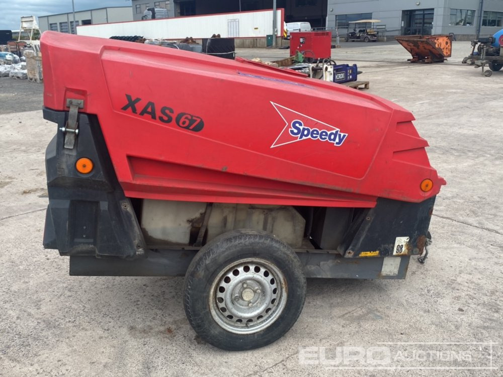 2013 Atlas Copco XAS67 130CFM Single Axle Compressor (Spares) - Воздушный компрессор: фото 5 2013 Atlas Copco XAS67 130CFM Single Axle Compressor (Spares) - Воздушный компрессор: фото 5