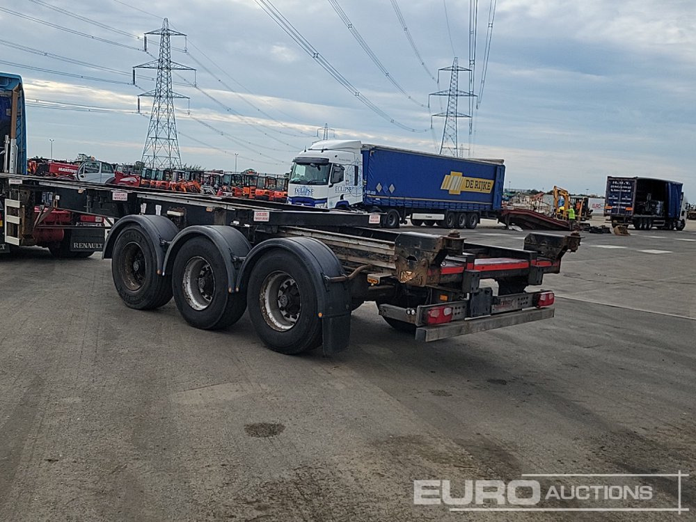 2013 Cartwright Tri Axle Skeleton Trailer, Twist & Lock - Полуприцеп бортовой/ Платформа: фото 3 2013 Cartwright Tri Axle Skeleton Trailer, Twist & Lock - Полуприцеп бортовой/ Платформа: фото 3