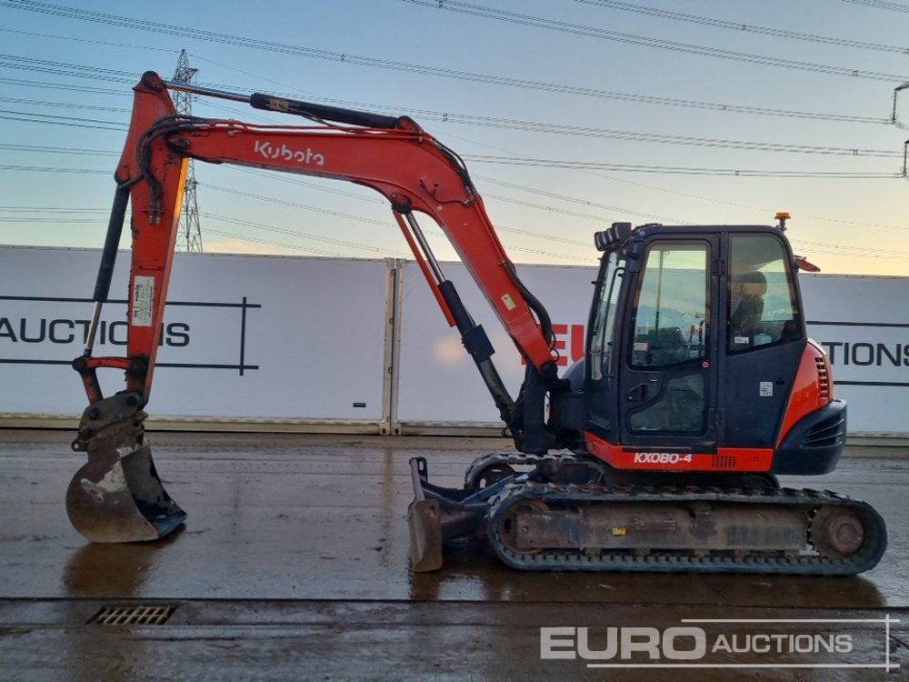 2013 Kubota KX080-4 - Мини-экскаватор: фото 2 2013 Kubota KX080-4 - Мини-экскаватор: фото 2