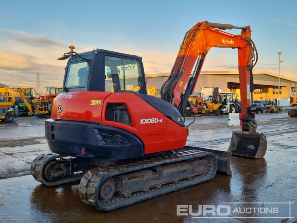 2013 Kubota KX080-4 - Мини-экскаватор: фото 5 2013 Kubota KX080-4 - Мини-экскаватор: фото 5