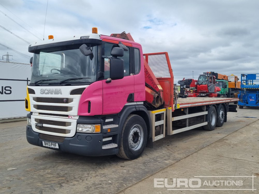 2013 Scania P280 - Грузовик бортовой/ Платформа: фото 1 2013 Scania P280 - Грузовик бортовой/ Платформа: фото 1
