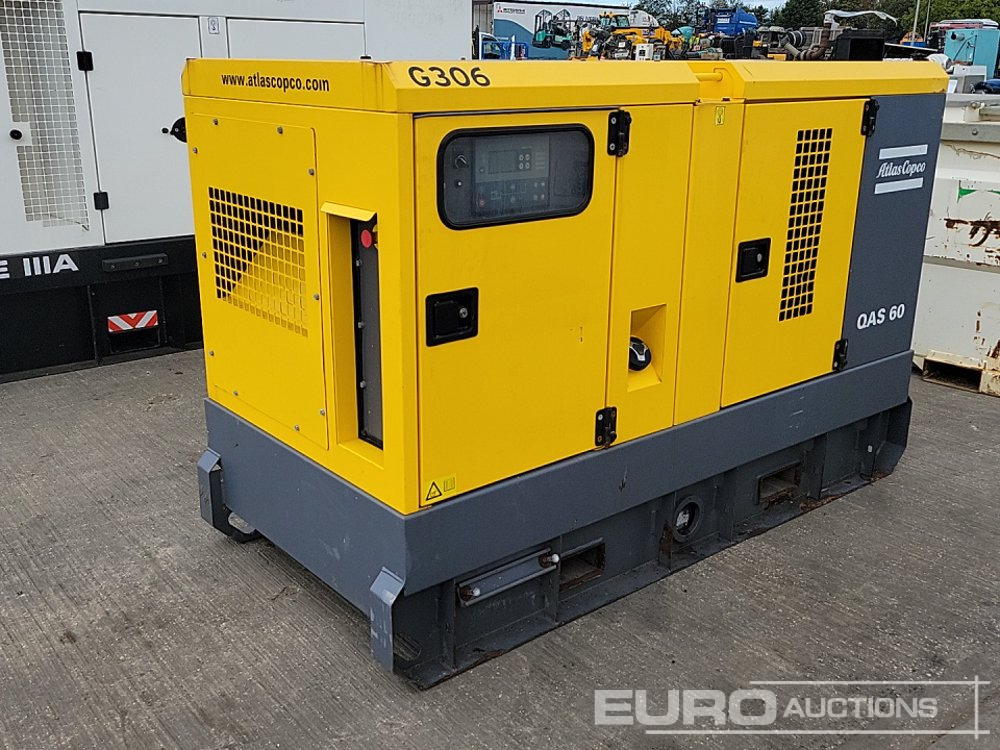 2016 Atlas Copco QAS 60 - Электрогенератор: фото 1 2016 Atlas Copco QAS 60 - Электрогенератор: фото 1