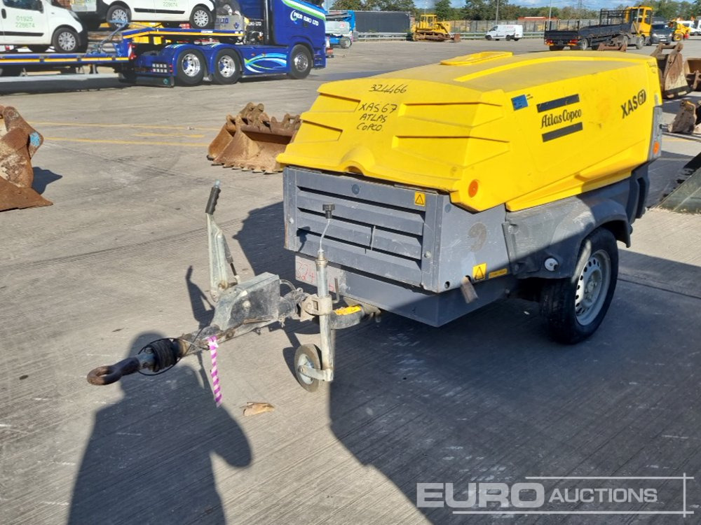 2016 Atlas Copco XAS67KD - Воздушный компрессор: фото 1 2016 Atlas Copco XAS67KD - Воздушный компрессор: фото 1