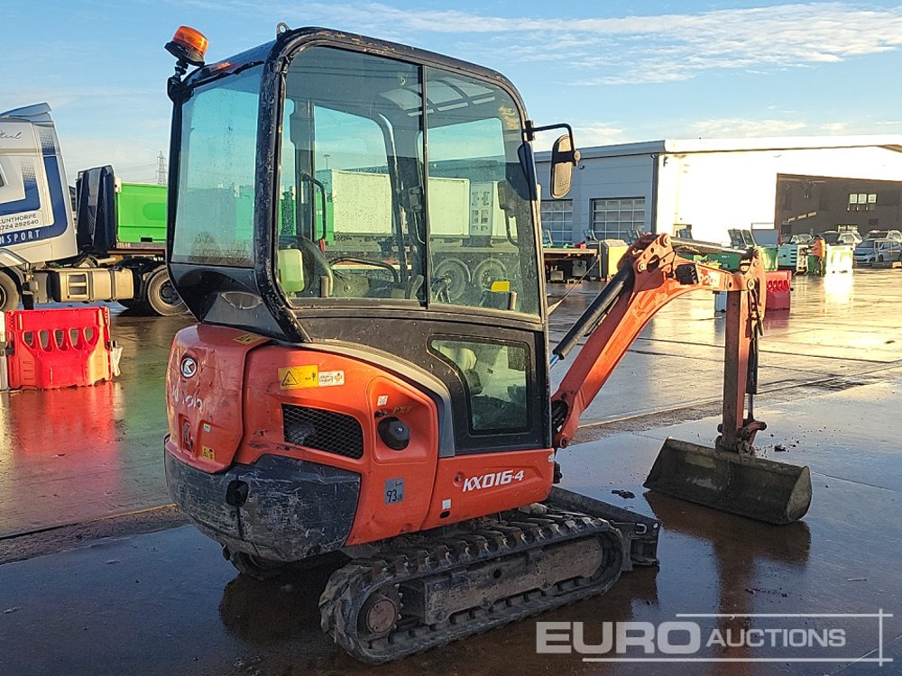 2016 Kubota KX016-4 - Мини-экскаватор: фото 5 2016 Kubota KX016-4 - Мини-экскаватор: фото 5