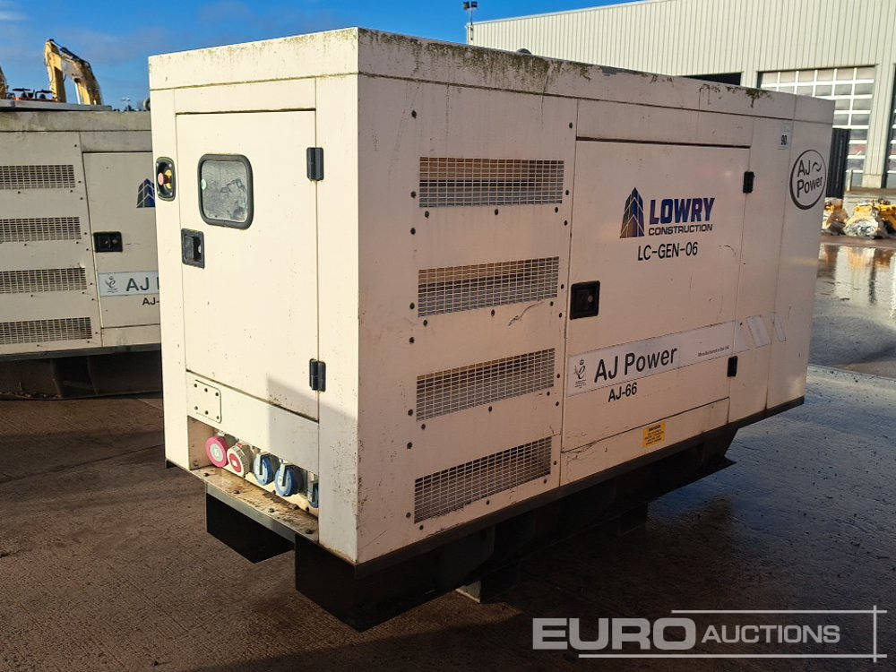 2017 AJ Power 66Kva Diesel Generator, Perkins Engine - Электрогенератор: фото 3 2017 AJ Power 66Kva Diesel Generator, Perkins Engine - Электрогенератор: фото 3