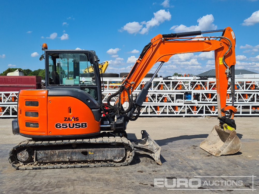 Мини-экскаватор 2017 Hitachi ZX65USB-5A: фото 6