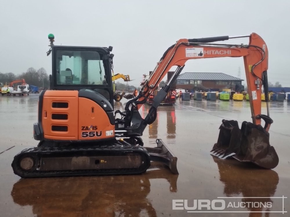 Мини-экскаватор 2018 Hitachi ZX55U-5A CLR: фото 6