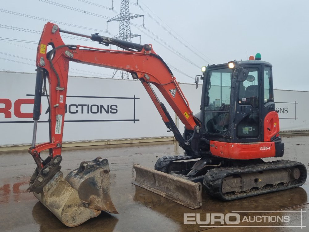 2018 Kubota U55-4 - Мини-экскаватор: фото 1 2018 Kubota U55-4 - Мини-экскаватор: фото 1