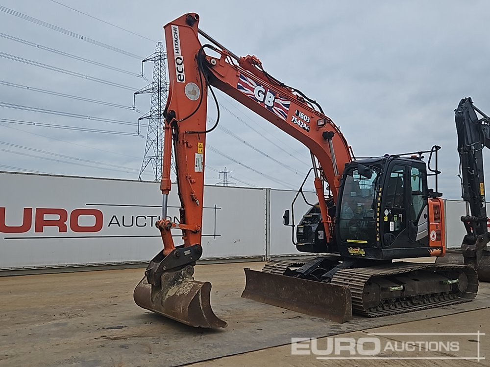 2019 Hitachi ZX135US-6 - Гусеничный экскаватор: фото 1 2019 Hitachi ZX135US-6 - Гусеничный экскаватор: фото 1