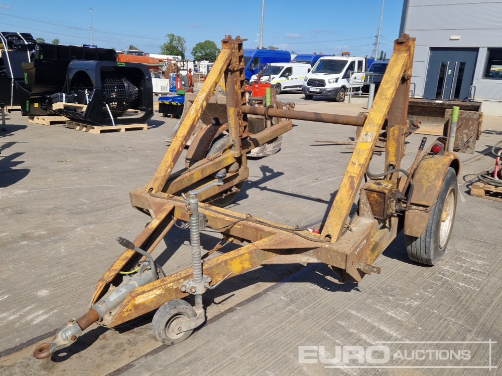 Bradley Single Axle Cable Drum Trailer - Прицеп для спецтехники: фото 1 Bradley Single Axle Cable Drum Trailer - Прицеп для спецтехники: фото 1