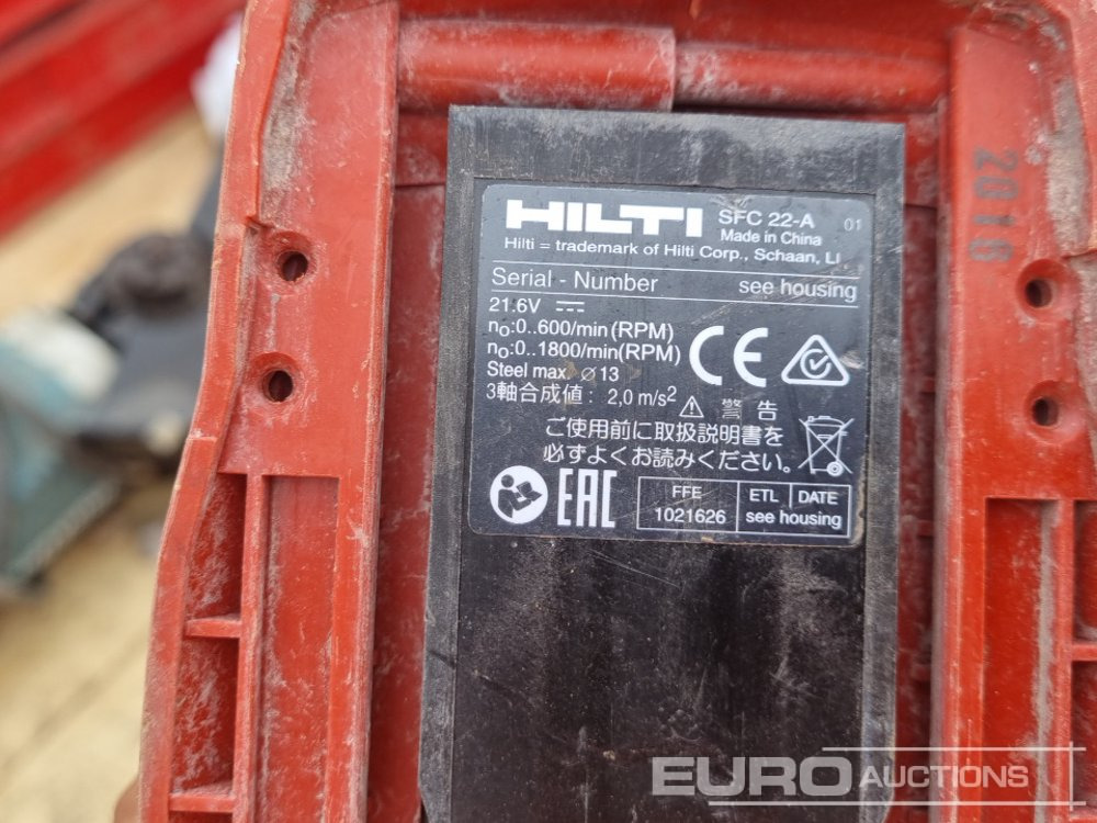 Строительное оборудование Makita 110Volt Drill, 110Volt Die Grinder, 110Volt 9" Grinder, 110Volt Rip Saw, 110Volt Jig Saw, Petrol Chainsaw Body, Hilti Battery Metal Construction Driver, Hilti 110 Volt Hammer Drill, Hilti Batte: фото 11