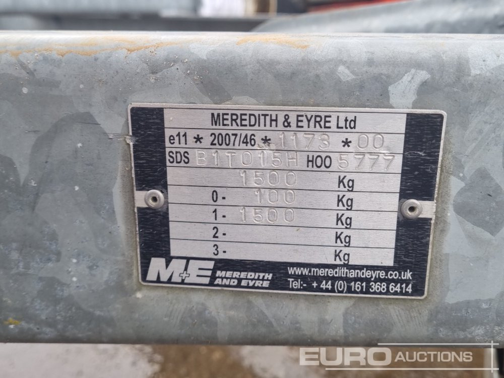Прицеп для спецтехники Meredith 1.5 Ton Plant Trailer to suit Generator: фото 13