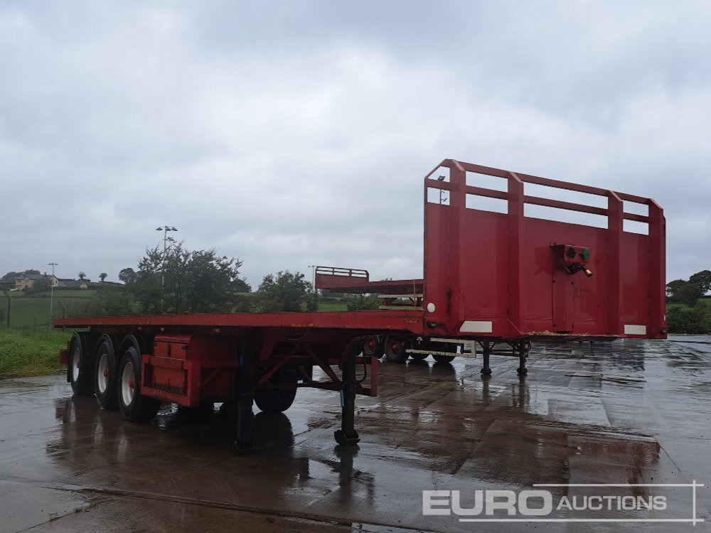 Muldoon 40' Tri Axle Flat Trailer, BPW Axles, Steer Axle - Полуприцеп бортовой/ Платформа: фото 4 Muldoon 40' Tri Axle Flat Trailer, BPW Axles, Steer Axle - Полуприцеп бортовой/ Платформа: фото 4