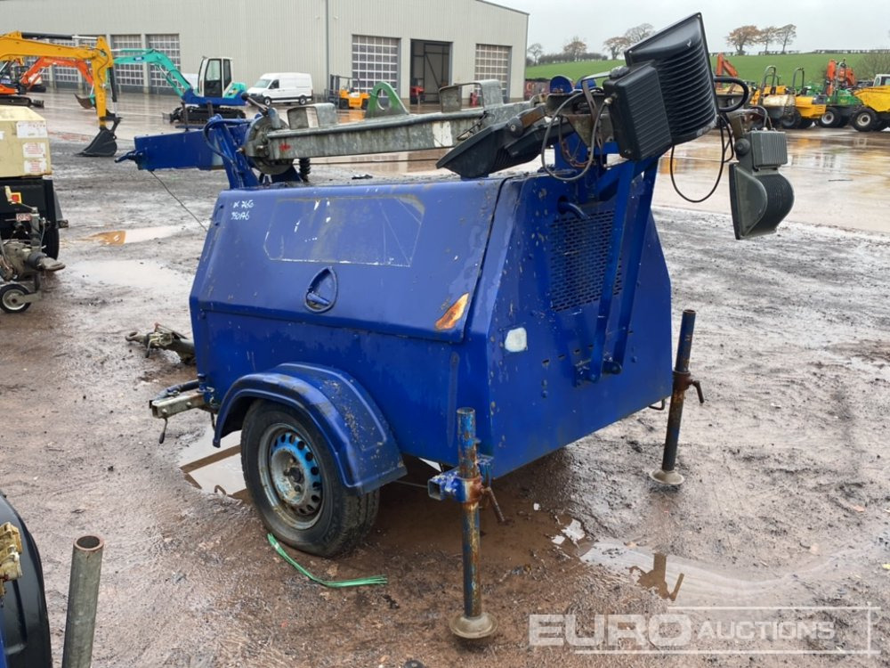 SMC Single Axle LED Lighting Tower, Kubota Engine - Осветительная мачта: фото 2 SMC Single Axle LED Lighting Tower, Kubota Engine - Осветительная мачта: фото 2