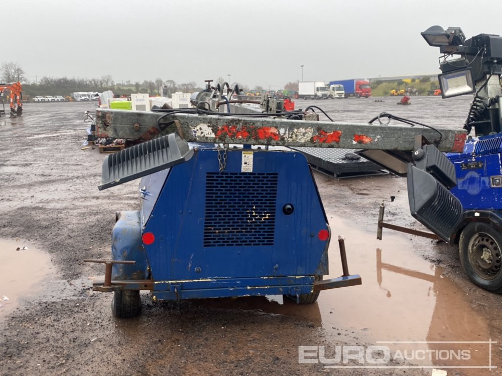 Terex Amida Single Axle LED Lighting Tower, Kubota Engine - Осветительная мачта: фото 4 Terex Amida Single Axle LED Lighting Tower, Kubota Engine - Осветительная мачта: фото 4