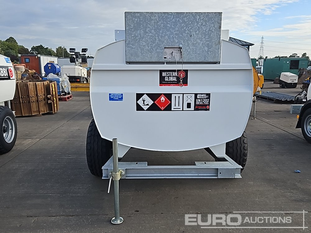 Unused 2024 Western Global 1940 Litre Single Axle Bunded Fuel Bowser, Electric Pump, Flow Meter - Резервуар для хранения: фото 4 Unused 2024 Western Global 1940 Litre Single Axle Bunded Fuel Bowser, Electric Pump, Flow Meter - Резервуар для хранения: фото 4