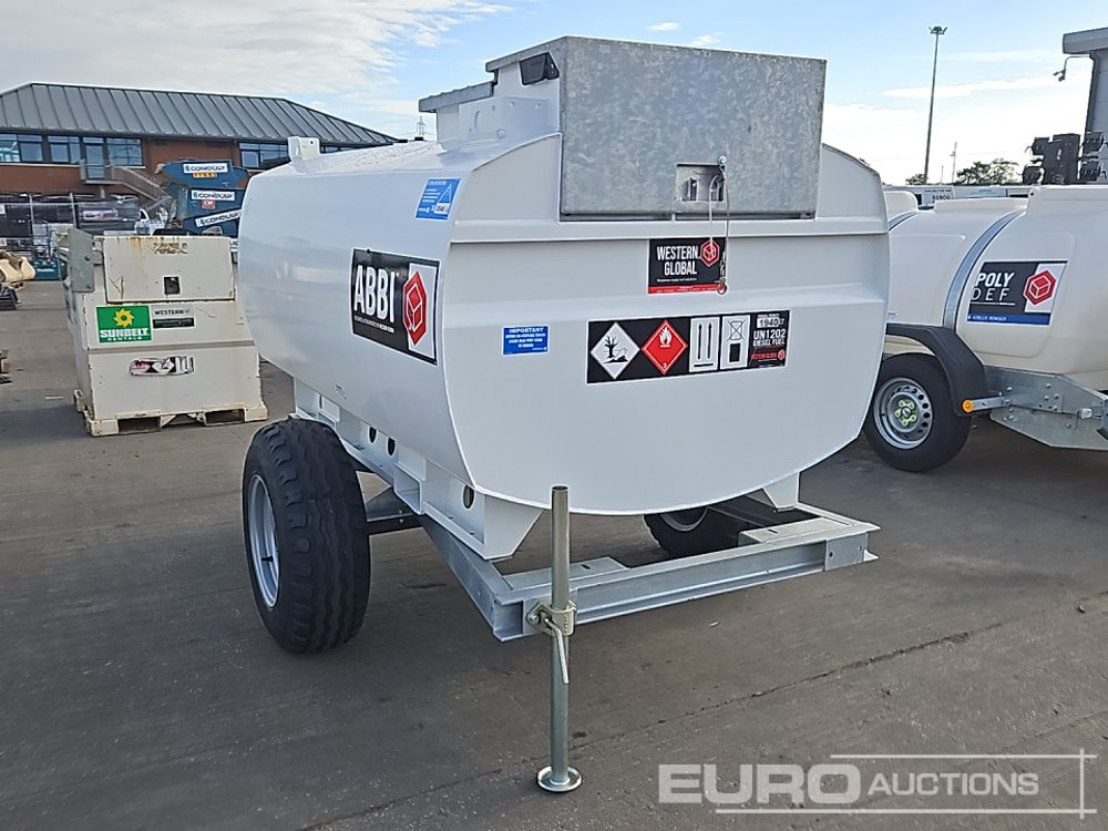 Unused 2024 Western Global 1940 Litre Single Axle Bunded Fuel Bowser, Electric Pump, Flow Meter - Резервуар для хранения: фото 3 Unused 2024 Western Global 1940 Litre Single Axle Bunded Fuel Bowser, Electric Pump, Flow Meter - Резервуар для хранения: фото 3